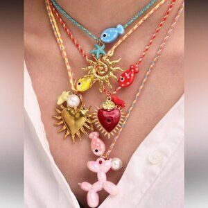 Gold Starfish Pendant Necklace A1424